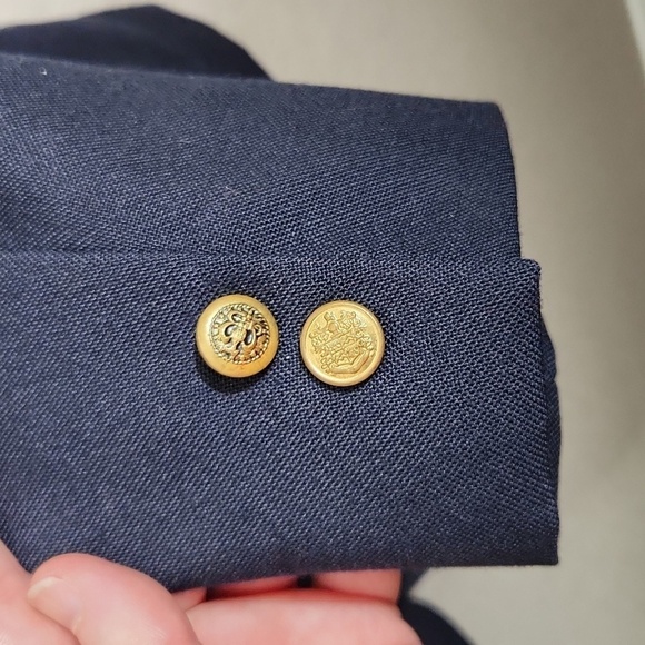 Vintage Hill & Archer Wool Blend Suit Navy Blue 40R HAS FLAWS SEE DESCRIPTION - Picture 3 of 16